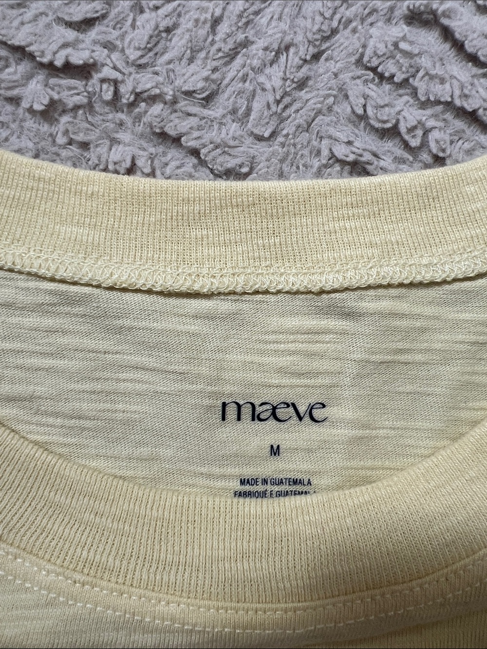 Maeve yellow Corey Crewneck boxy t-shirt, 100% cotton, Size Medium, NWT - Picture 3 of 16